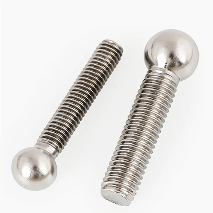 M8-M12 white zinc ball head screw ball head bolt