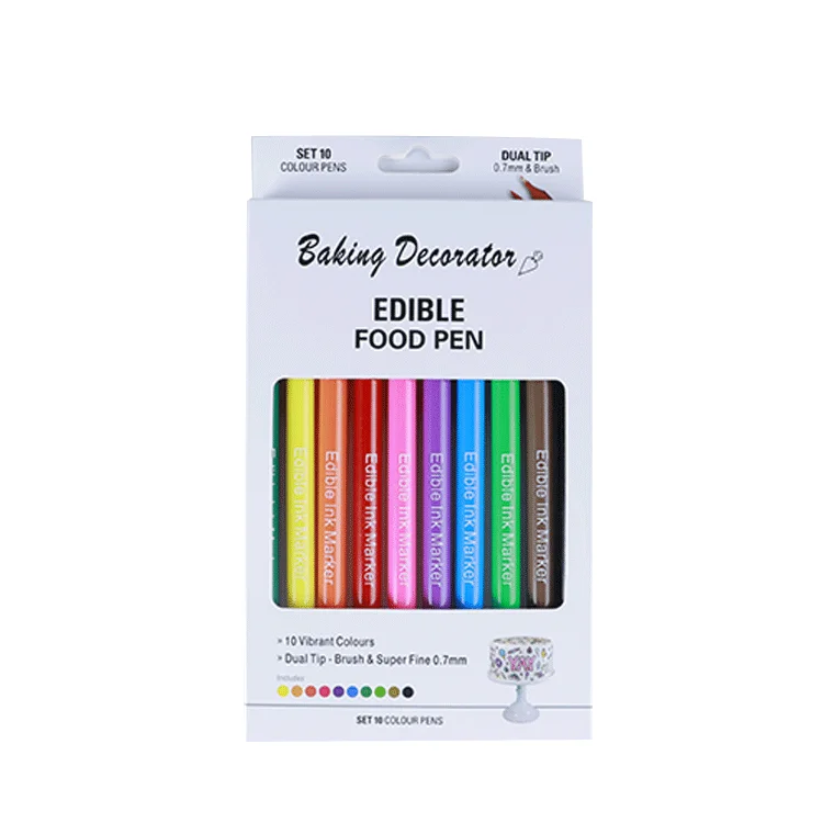 Professional Cheap Attractive Price Color Decorating Food Grade Marker Ink Pen
