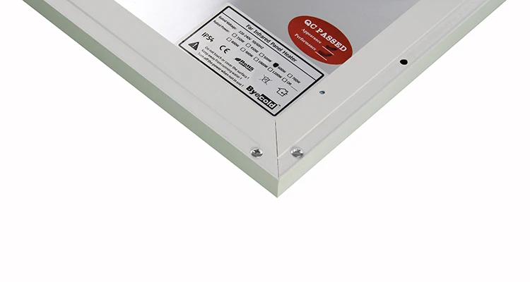 LED Light Infrared Heater Panel Ceiling Heating With Remote Control Thermostat