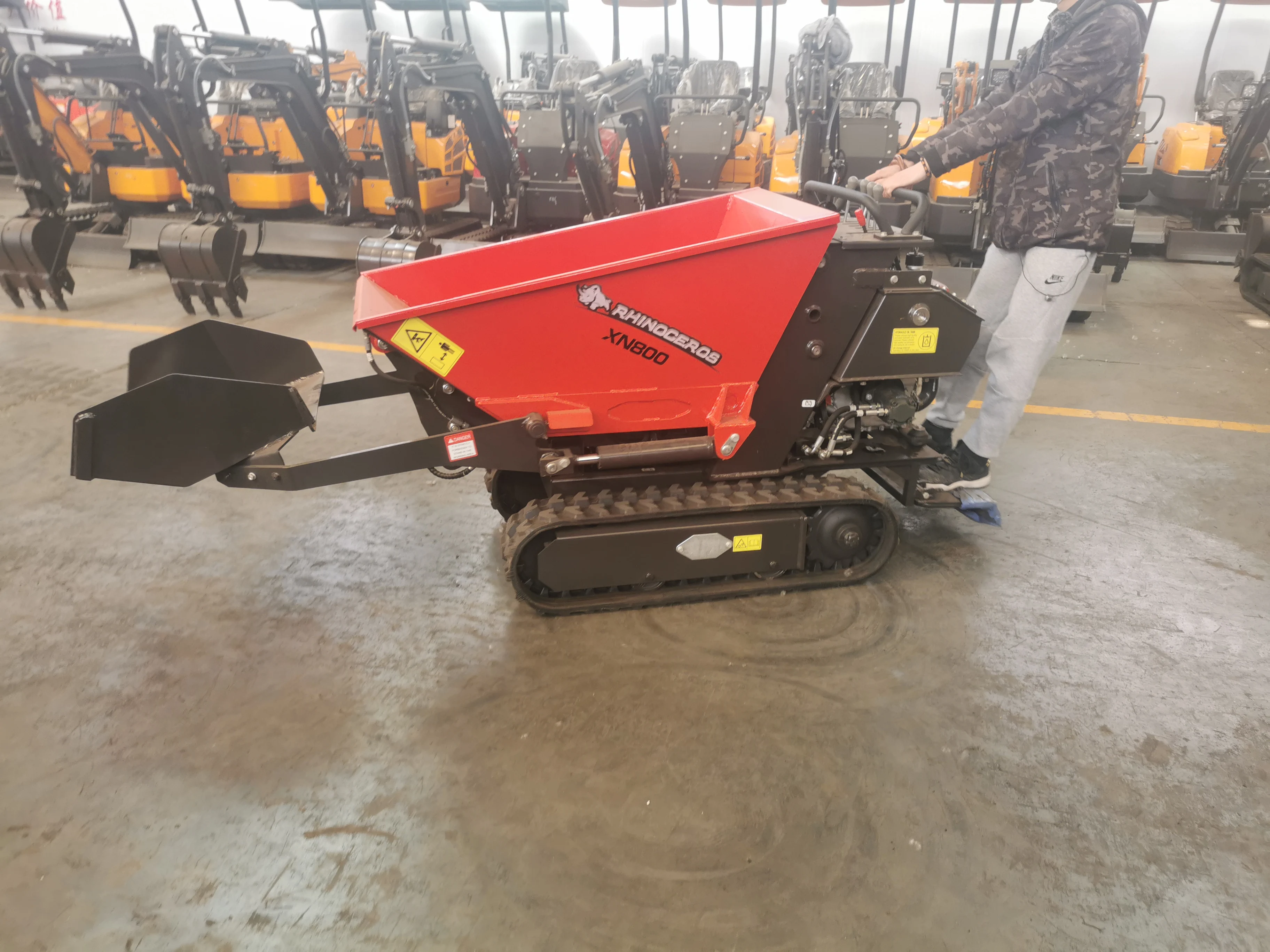 Rhinoceros XN800 CE Garden Mini Dump Truck Garden Mini Dumper Gasoline Mini Dumper new used