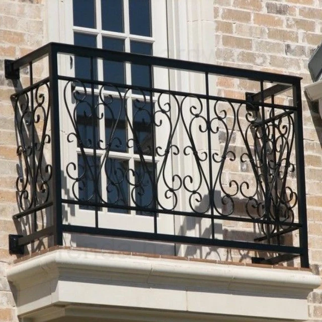 Vertical Style wrought iron balustrade