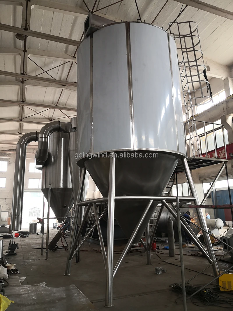 Coconut milk powder spray drying machine fruit juice tomato pulp food spray dryer drier spraying making equipment price for sale