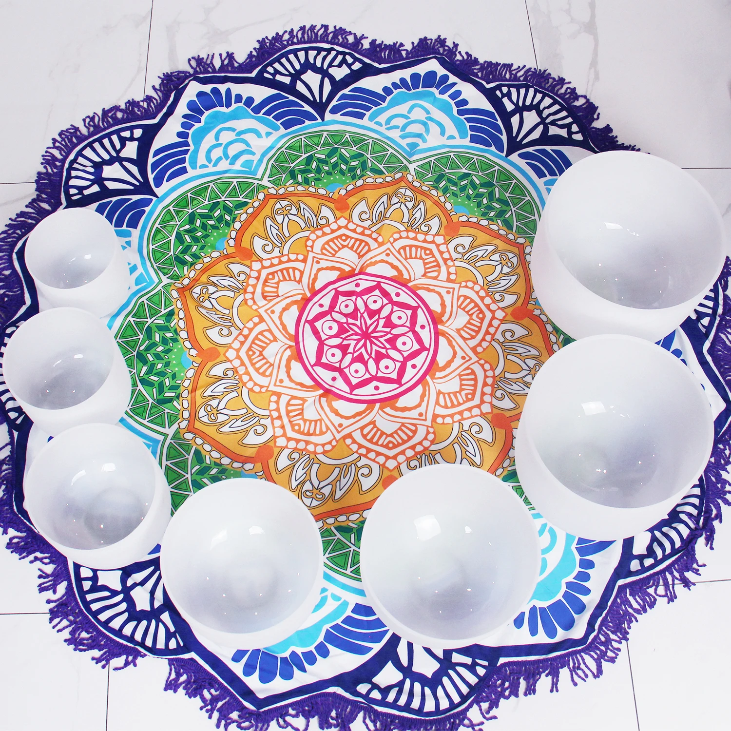 Чаша кварцевая для ванны с натуральным звуком, 6-14 дюймов