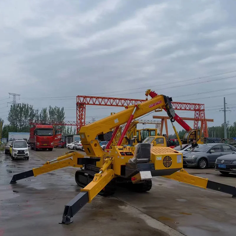 8T drive spider crane Hydraulic Crane Mobile Crane For Construction Works