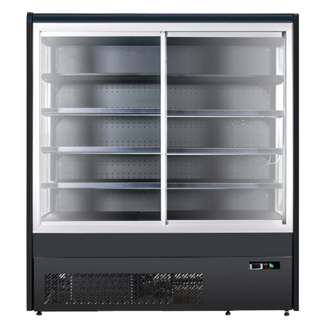 Yogurt Cold Drink Multidecks Self Service Supermarket Refrigerator Beverage Cooler Multideck Open Chiller