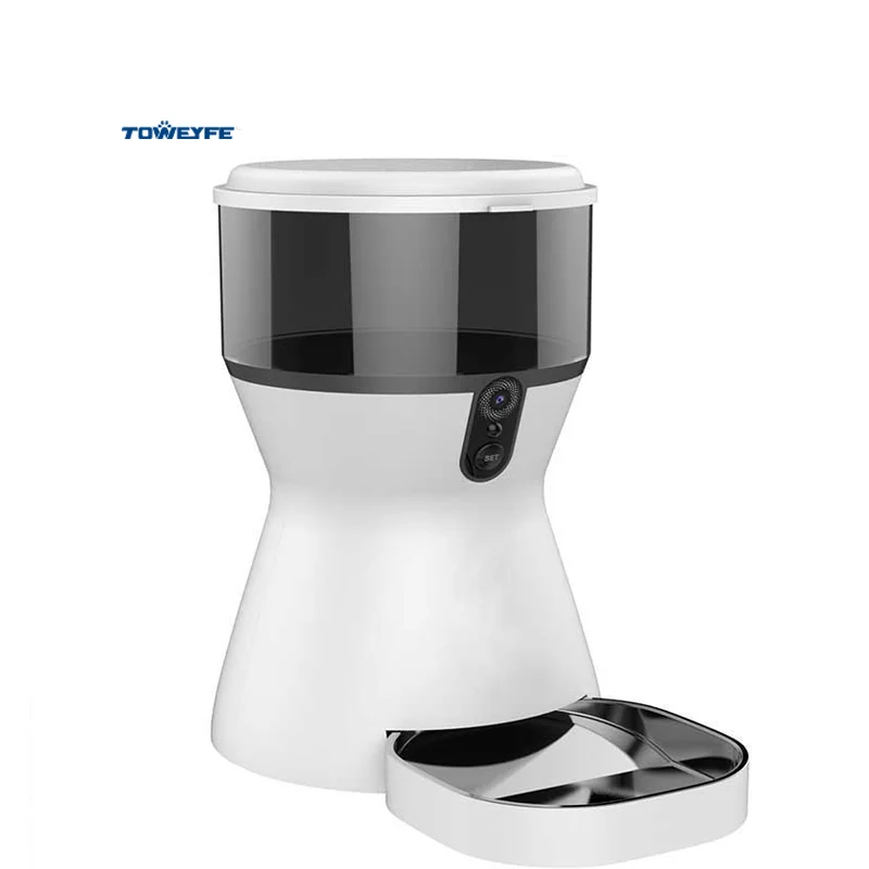 Toweyfe Automatic Pet Feeder For Medium Small Cat Dog Smart Pet Feeder Wifi Remote Control