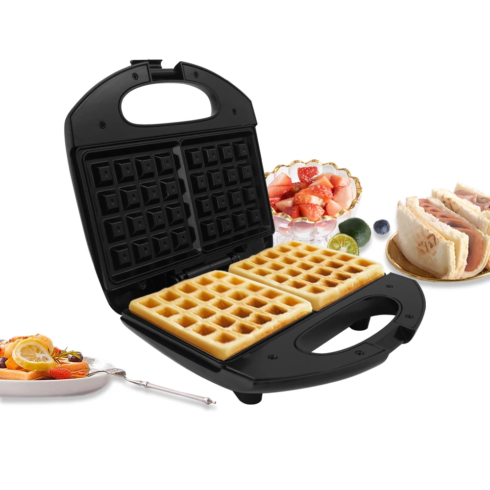 Multi-function Best Automatic Household Kitchen Sandwich Machine Breakfast Press Grill Toaster Waffle Maker Set with Custom Logo