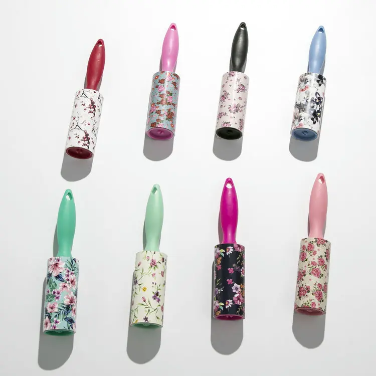 High tackiness household sticky cleaning tear paper refill set efficient lint roller