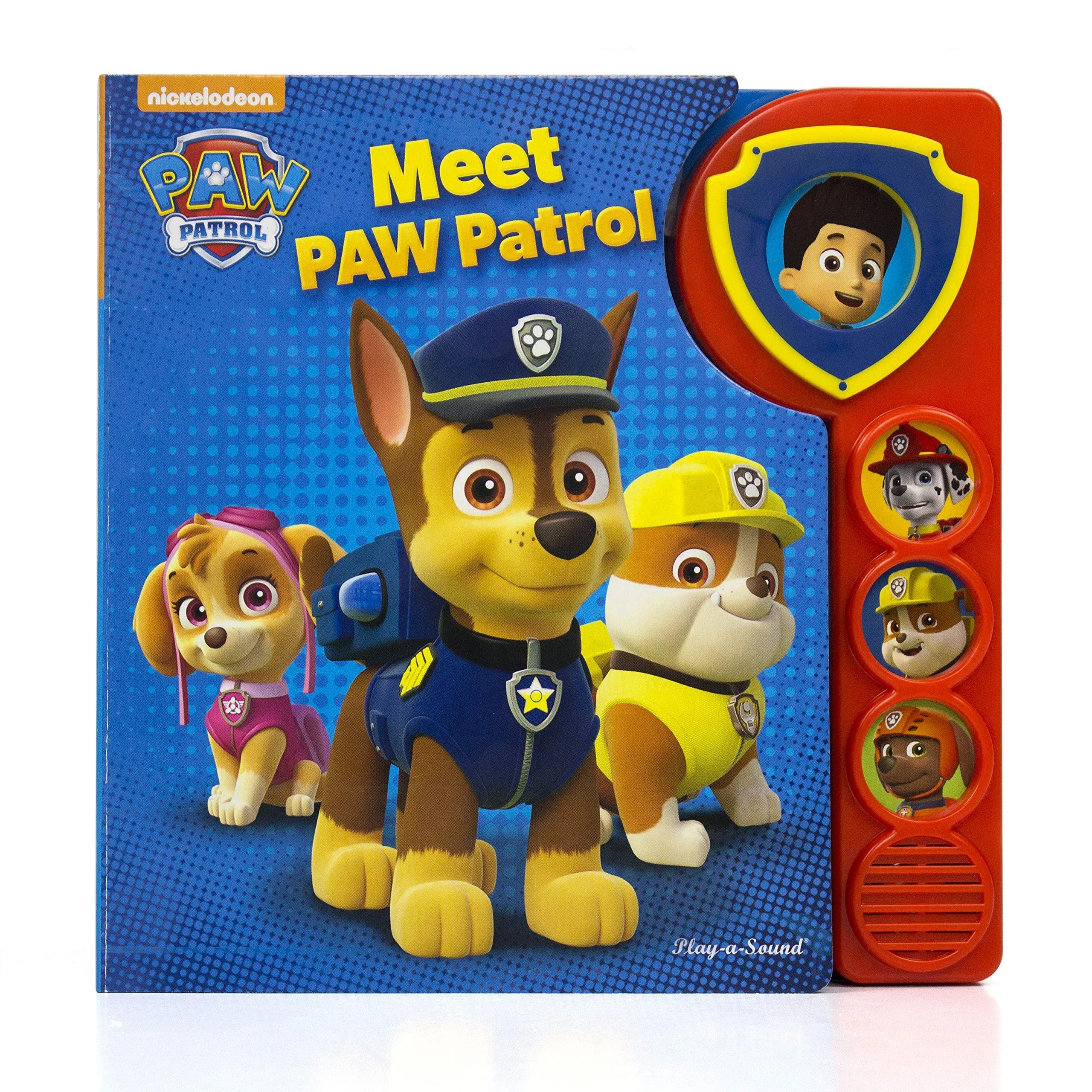 Meet the Patrol Sound Board Book a Play-a-Sound Learning Machine!