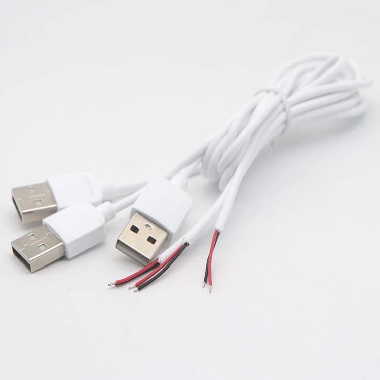 Производители настроить 22AWG USB 2,0 кабель для отрезок провода конец открытый с луженым кабелем