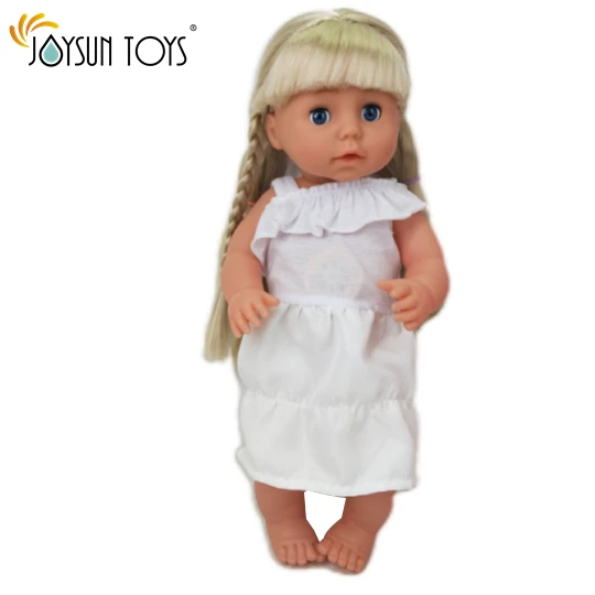15 Inch Girl Doll with Hair Realistic Baby My First for Infants Toddlers