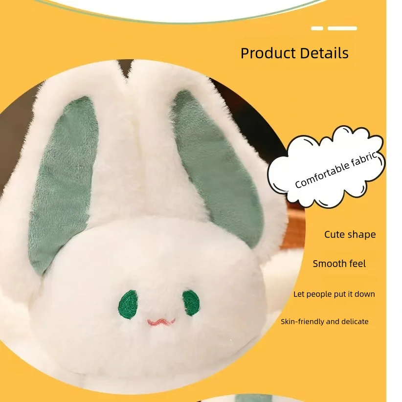 Cartoon Flying bat rabbit plush toy big wings rabbit doll for girlfriend doll gift pendant