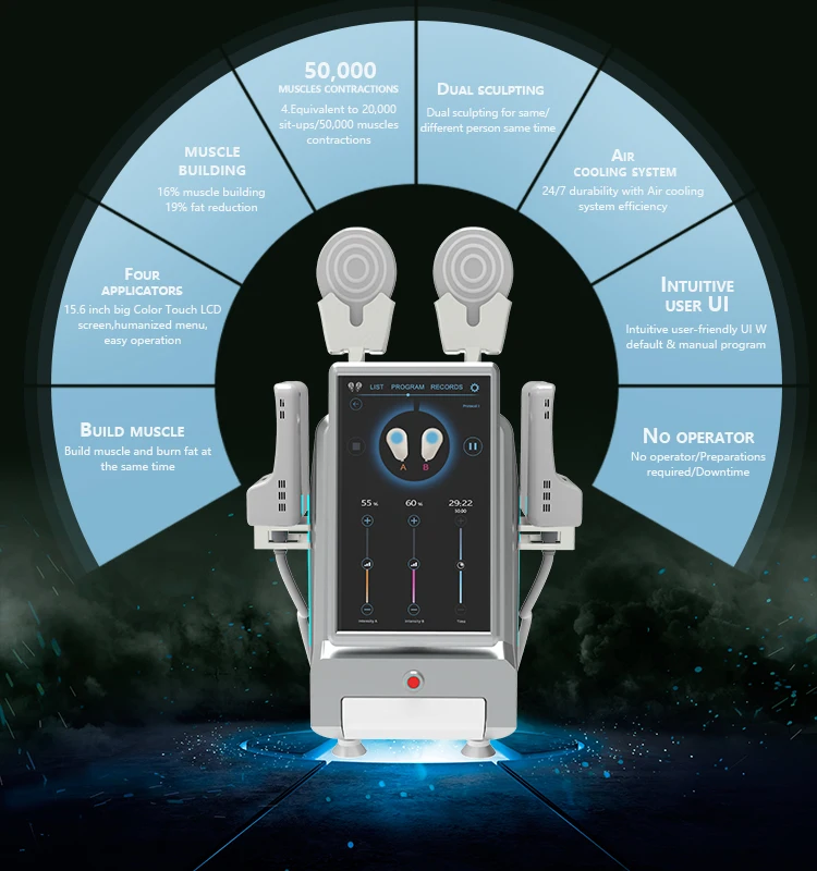 Good Quality Ems body slim Sculpting Body Electric Stimulation Instrument Abdominal Muscle Trainer