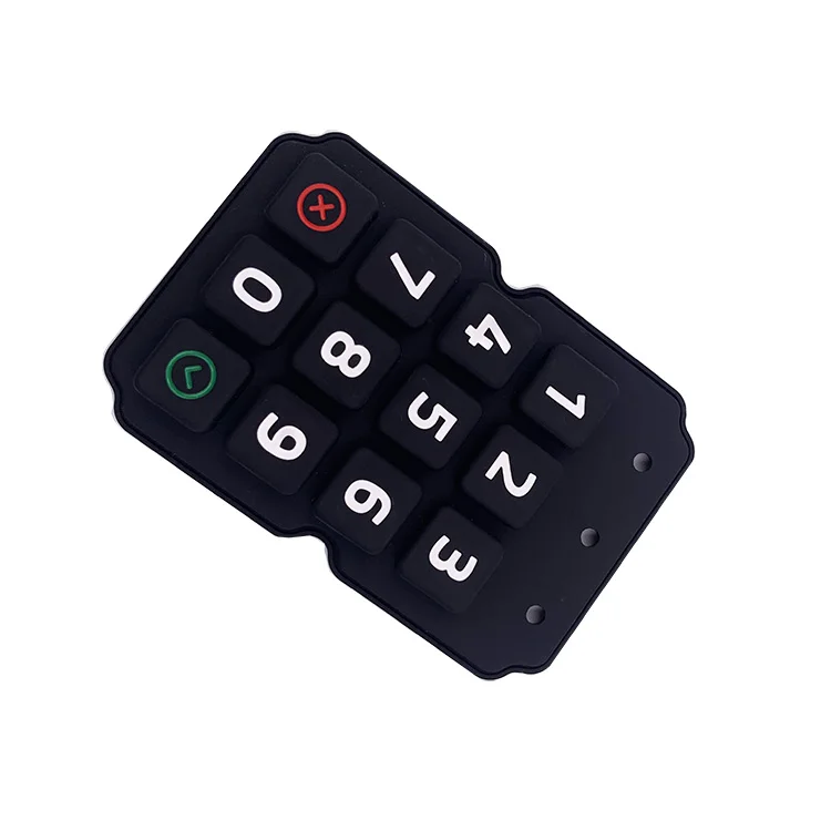 Настраиваемые формованные силиконовые резиновые кнопки электронная клавиатура клавиатуры мембранный переключатель