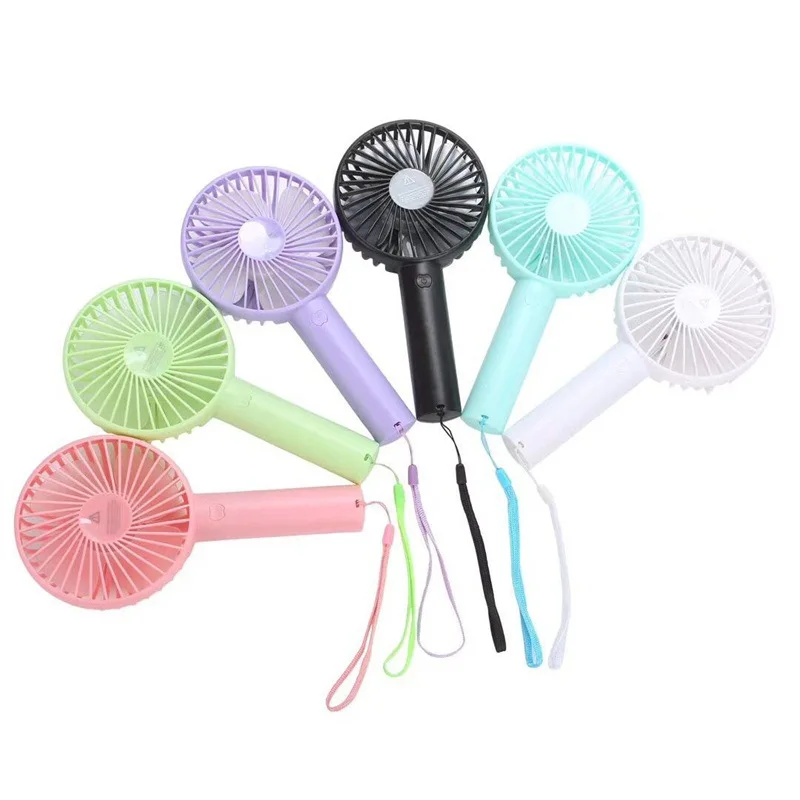 SS2 Handheld Small Fan Mini Portable Electric Fan Dormitory Office Desktop USB Charging Fan Mobile Phone Stand