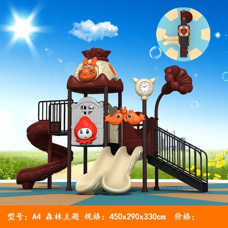 2022 hot sale outdoor playground equipment Forest theme playground
