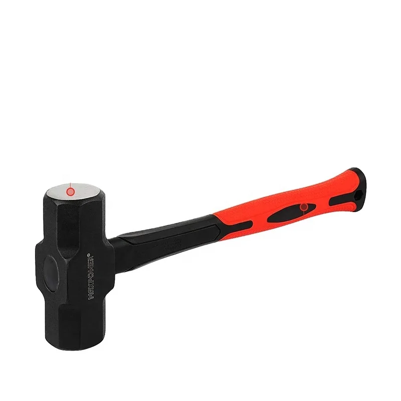 MAXPOWER non-slip 2lb small sledge hammer with long flexible handle