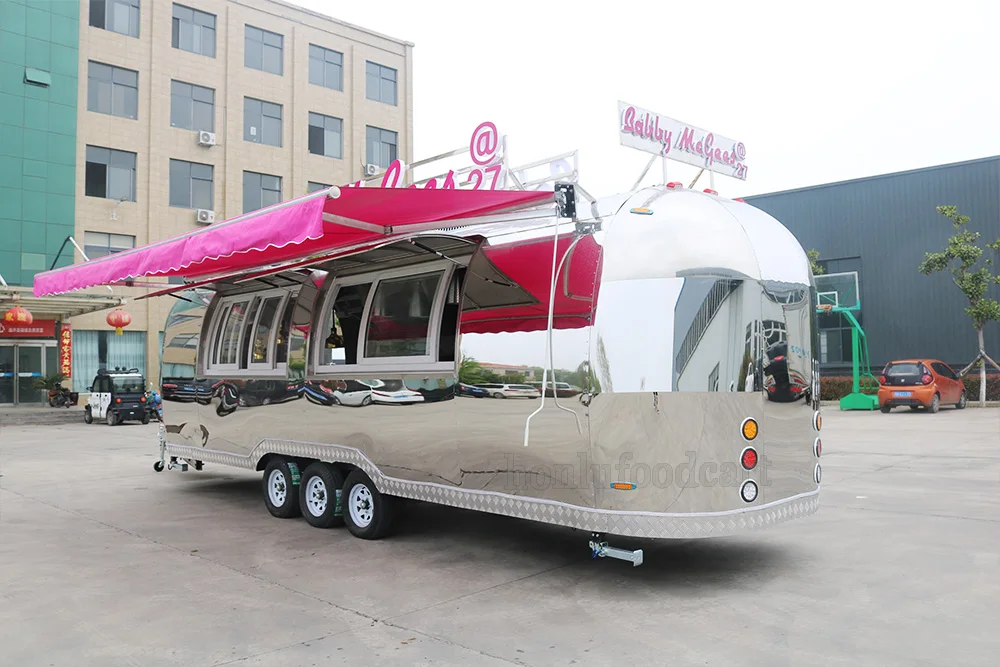 High Quality food trailer camper trailer tent events truck mobile food trailer with kitchen
