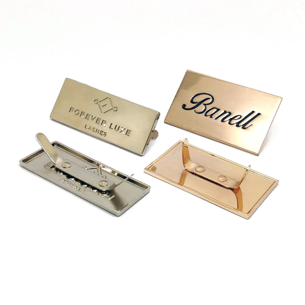 Executive Brass Name Plate With Logo