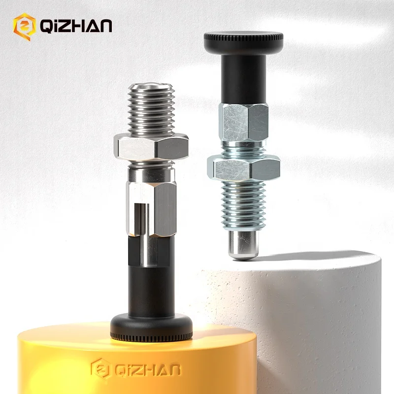 GN717 Stainless Steel Carbon Steel M6 M8 M10 M12 Plastic Knob Spring plunger Indexing Plunger