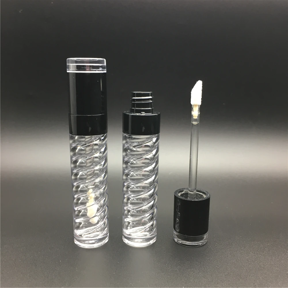 6ml Plastic twist royalty lip gloss tube with the crystal top