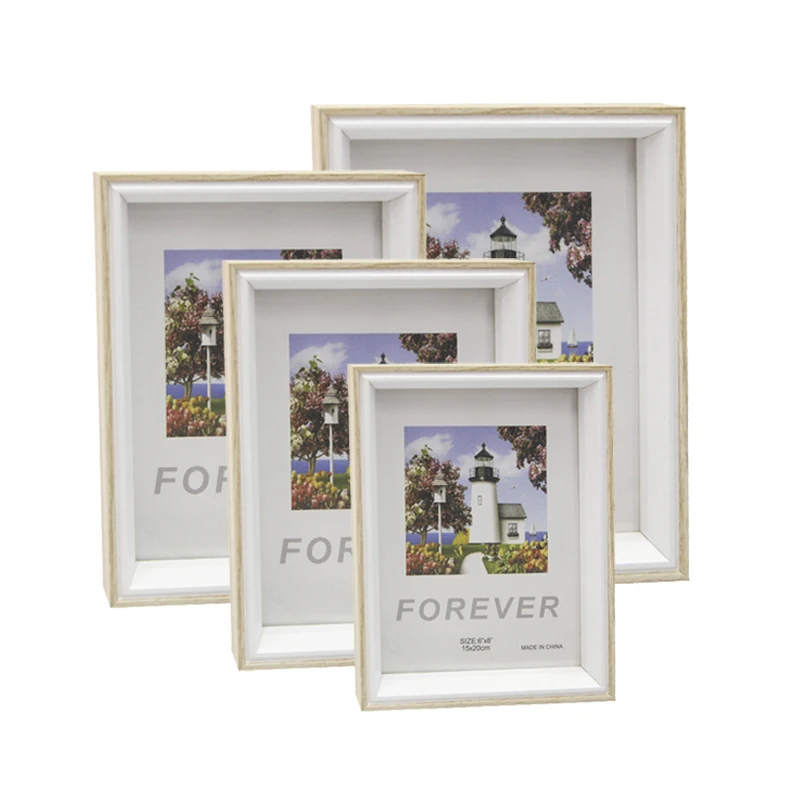 Hot Sale 4 Size 4*6 5*7 6*8 8*10 Customize Wood Poster Picture Photo Frame