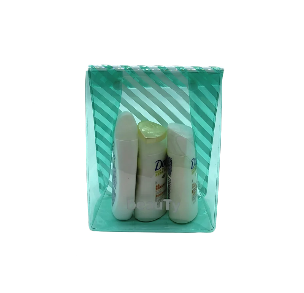 
New fashion custom clear PVC packaging bag colorful travel packing bag transparent packaging bag 