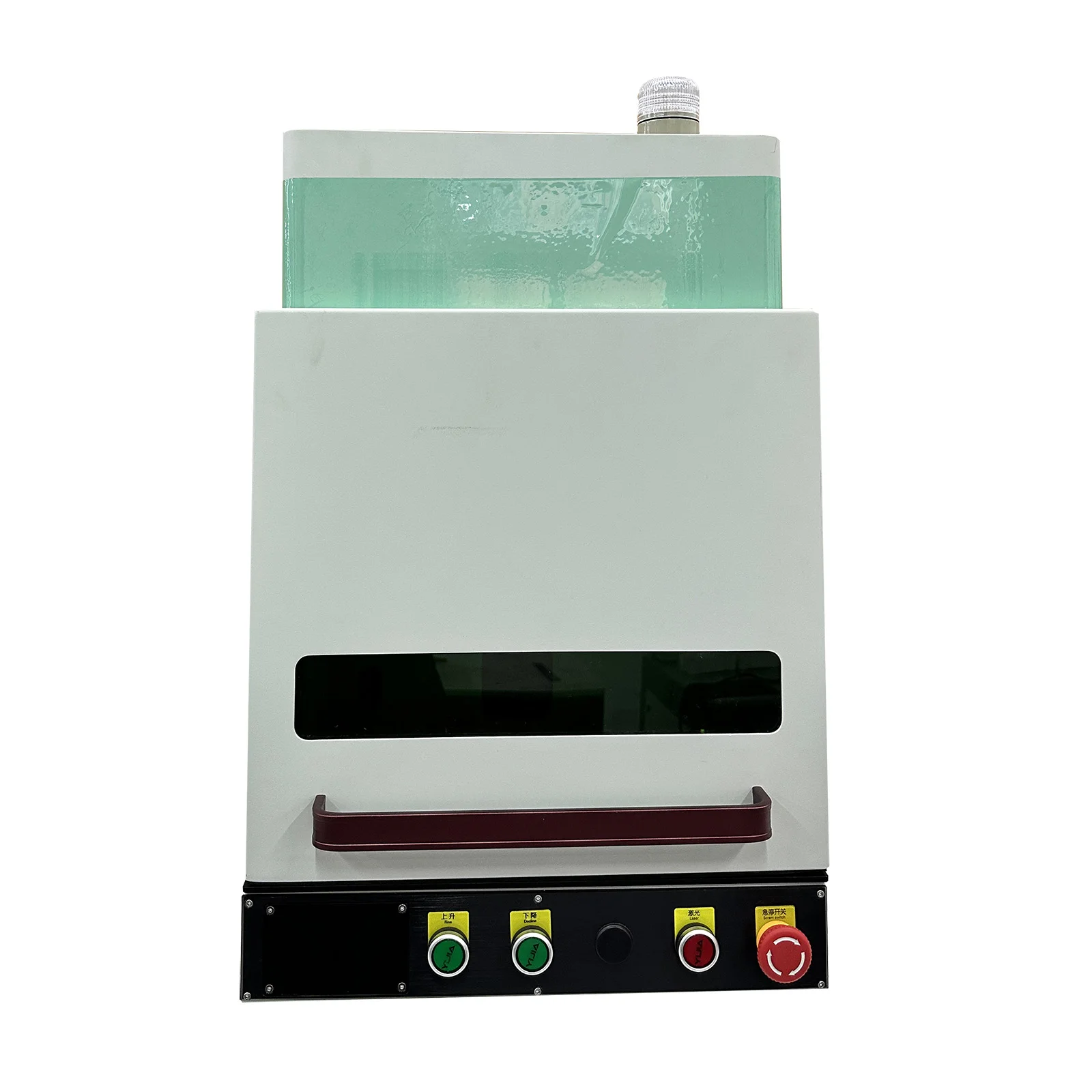 New type of closed fiber laser engraving machine and jewelry home cutting machine