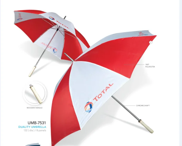 Wholesale customized colorful promotion straight advertising umbrella with logo print
