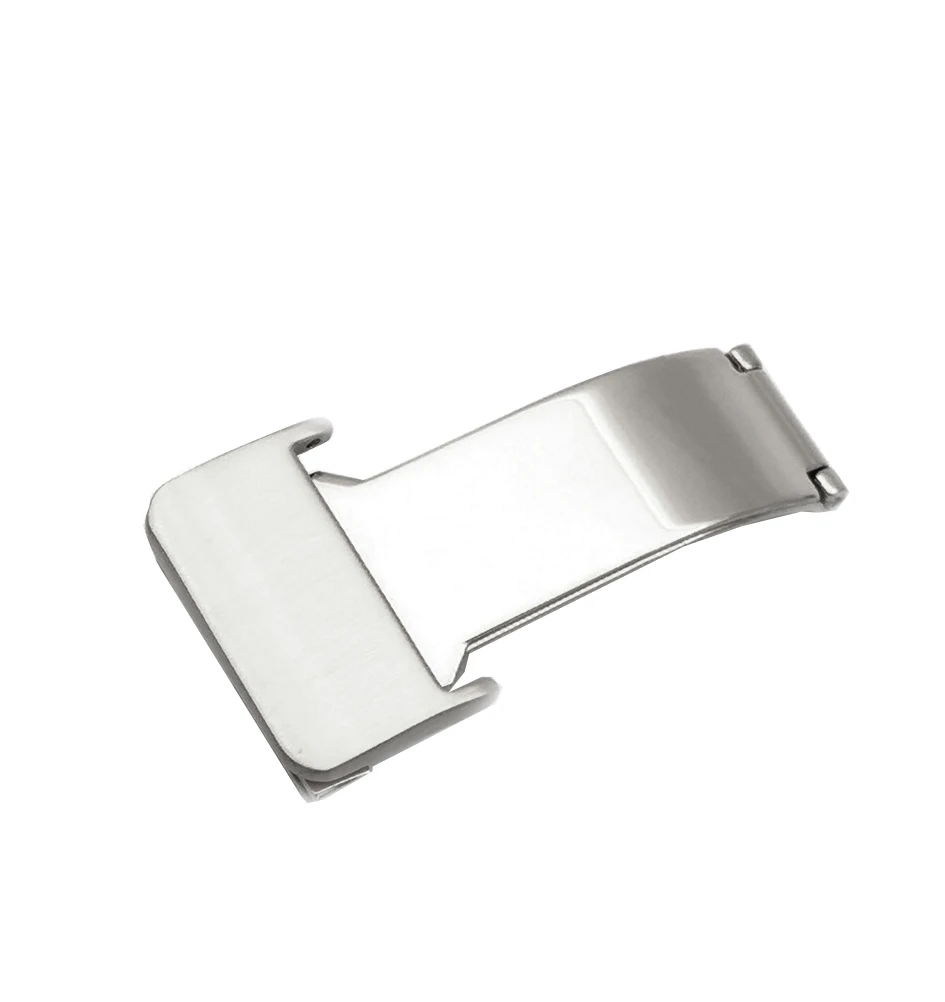 Solid Stainless Steel 304 Watch Safety Buckle Folding Buckle Turtle Back Buckle Watch Parts Wholesale