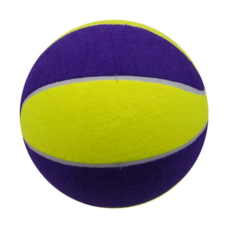 Wholesale Professional Felt Basketball Shape 5 Inch Training Shooting Training Equipment Tennis Ball