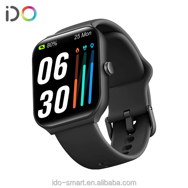 Hot Sale Women Men Sport Smart Watch IDO IDW16 IP68 Fitness Tracker with Touch Screen No Camera Compatible with Veryfit APP