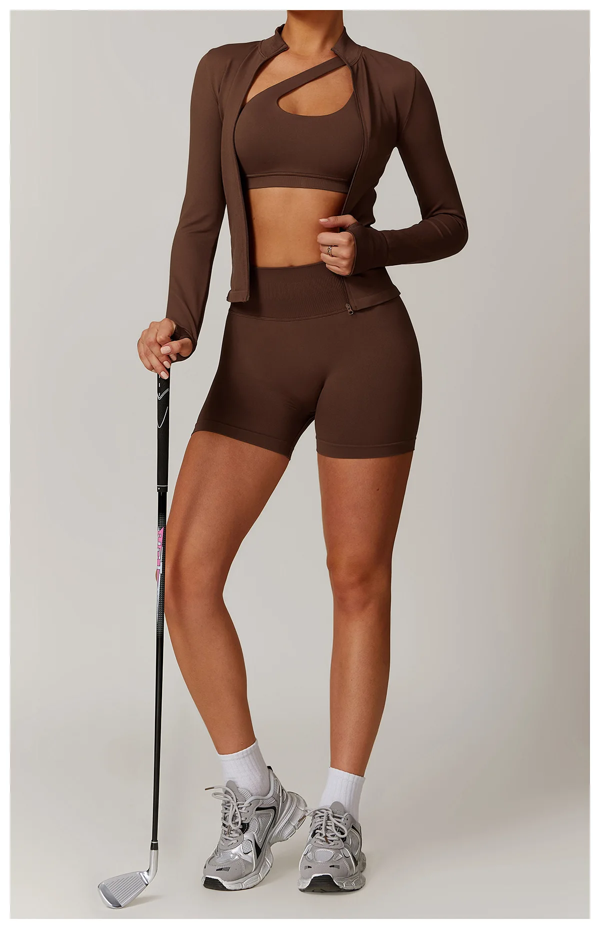 RUIQUWIN Wholesale Yoga Suit Fitness Wear Yoga Long Sleeve Top Sports Jogging Pants Tight Yoga Clothes For Women