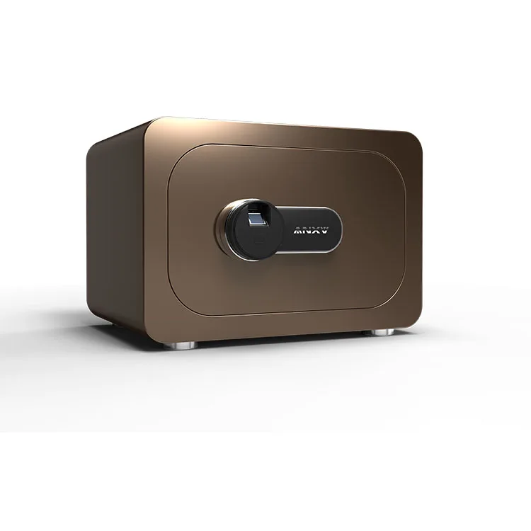 Onnais 28 Small Safes Hotel Electronic Home Fingerprint Mini Safe Biometrics Security Secret Safe Locker