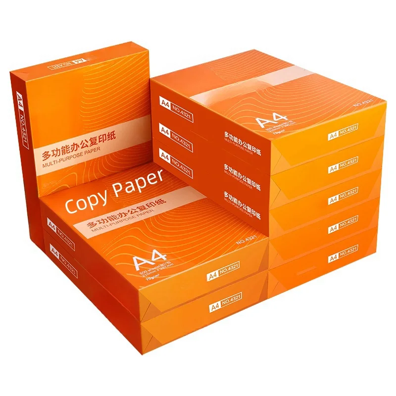 Стандартный Размер A4 офисная бумага 70gsm 80gsm A4 копировальная бумага