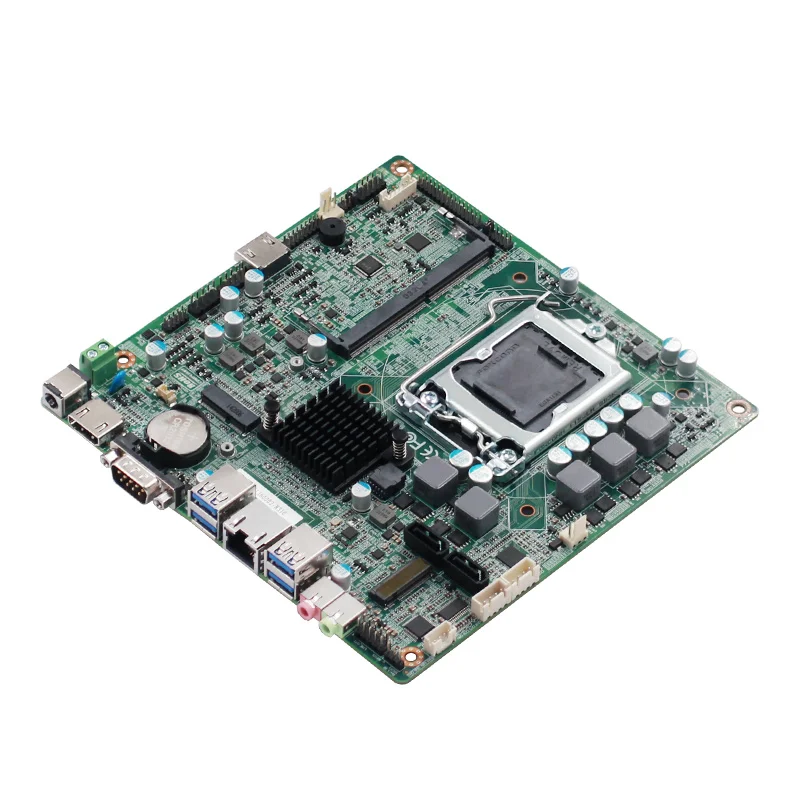 Zunsia Industrial Motherboard Intel 8th 9th LGA1151 Core i3 i5 i7 Pentium CPU H310 PC Board Mini Itx Motherboard with Sim Slot
