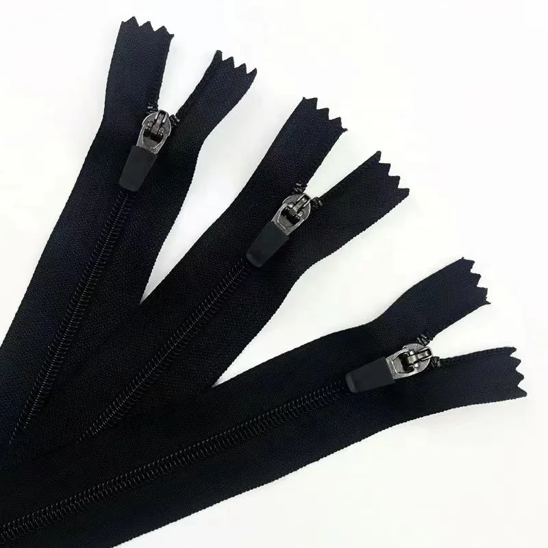 3#,5# Nylon zippers open end with auto lock rubber zipper puller