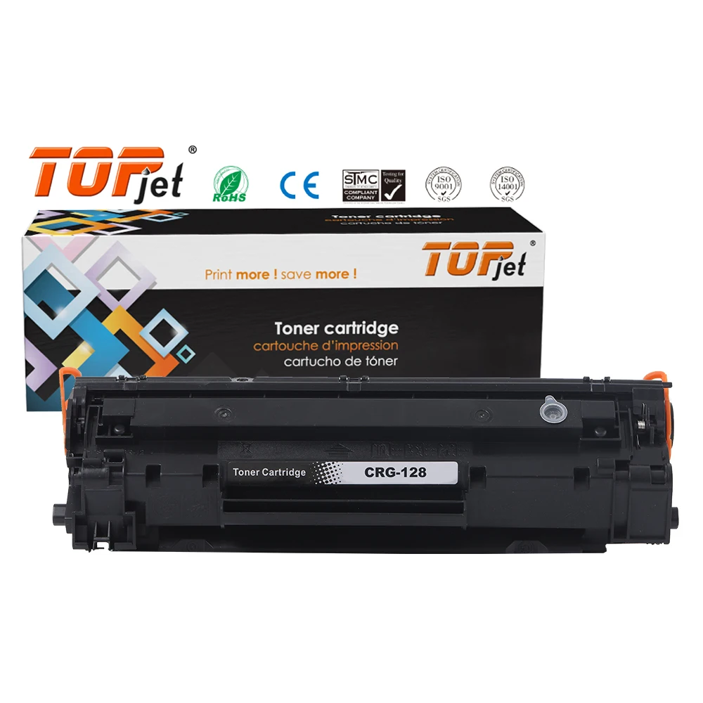 Topjet CRG128 CRG328 CRG728 CRG128 38 728 Universal Black Laser Toner Cartridge Compatible For Canon MF4420 4430 4120 Printer