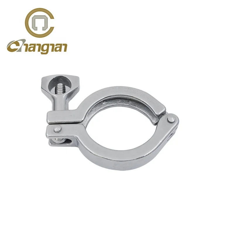 Stainless steel 304 13mhhm 50.8mm heavy duty clamp with single pin