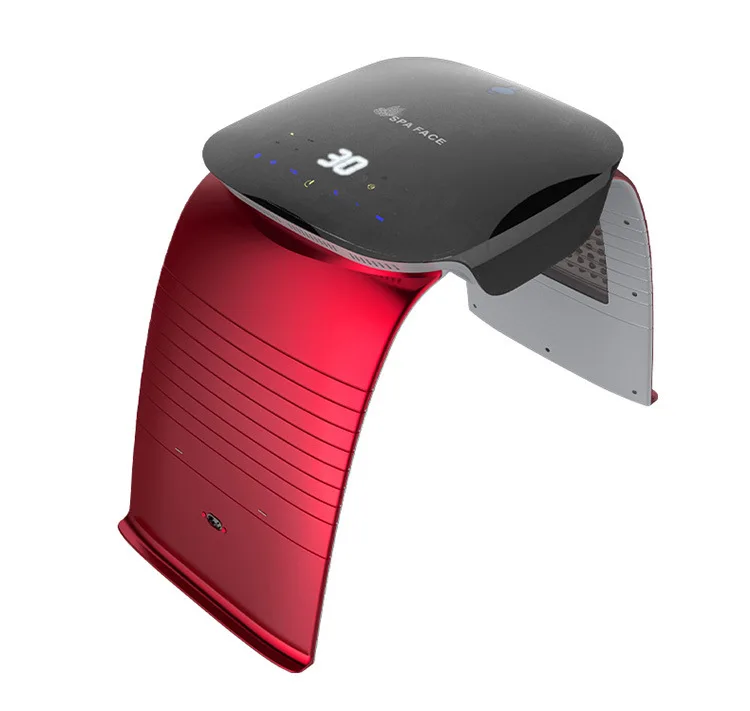 7 цветов, световая терапия, горячий и холодный спрей, светодиодный фотонный терапевтический аппарат, PDT кальциевая добавка, лечение акне, удаление морщин