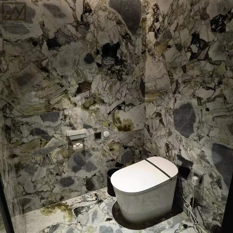Jadeite Green Verde Marble Countertop Home Decoration Wall Bathroom Panel Custom Slab Floor Tile Marble for Floor