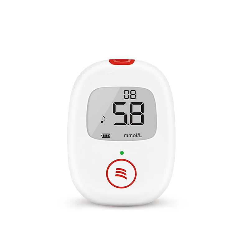 non invasive glucometer with voice reminder and precise test results for diabetic people glucometer test strips