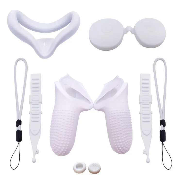 Ready To Ship  VR OCULUS QUEST 2 Accessories Silicone Protection Skin Face Controller Cover For Oculus Quest 2