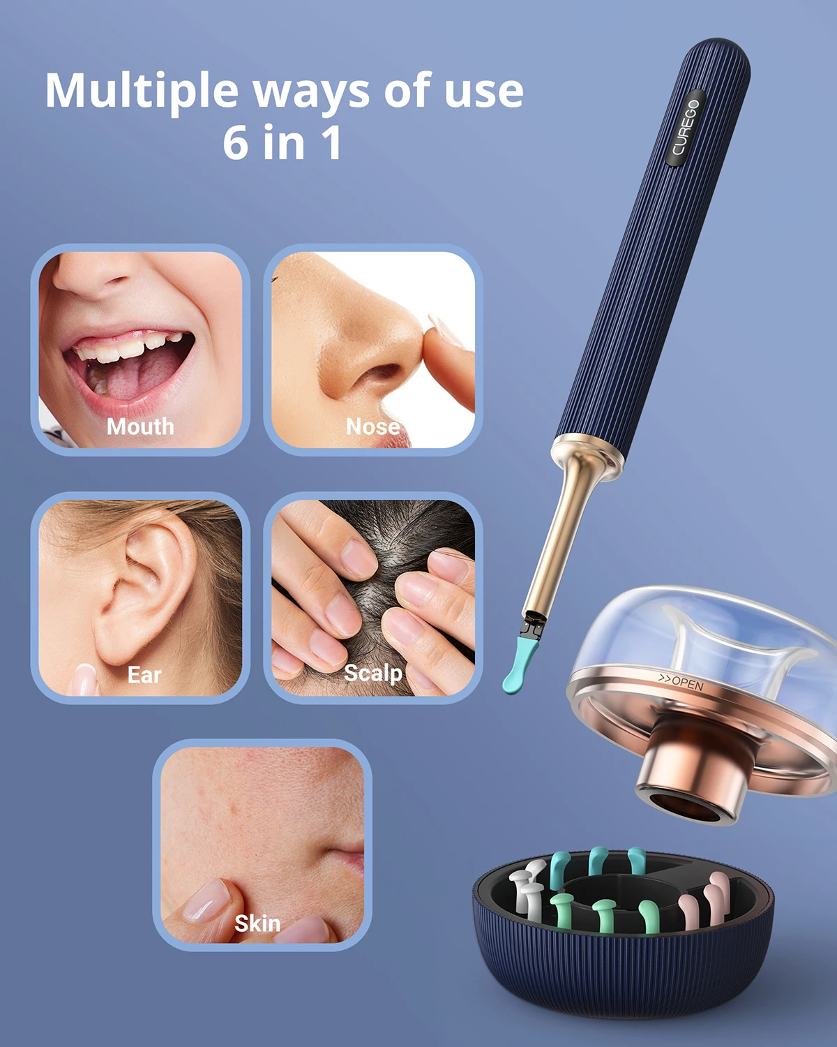 Bebird Otoscope Ear Inspection Camera Video 3 in 1 Ear Cleaner