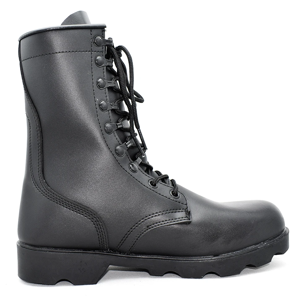 hot sale hard-working tactical research waterproof Leather boots