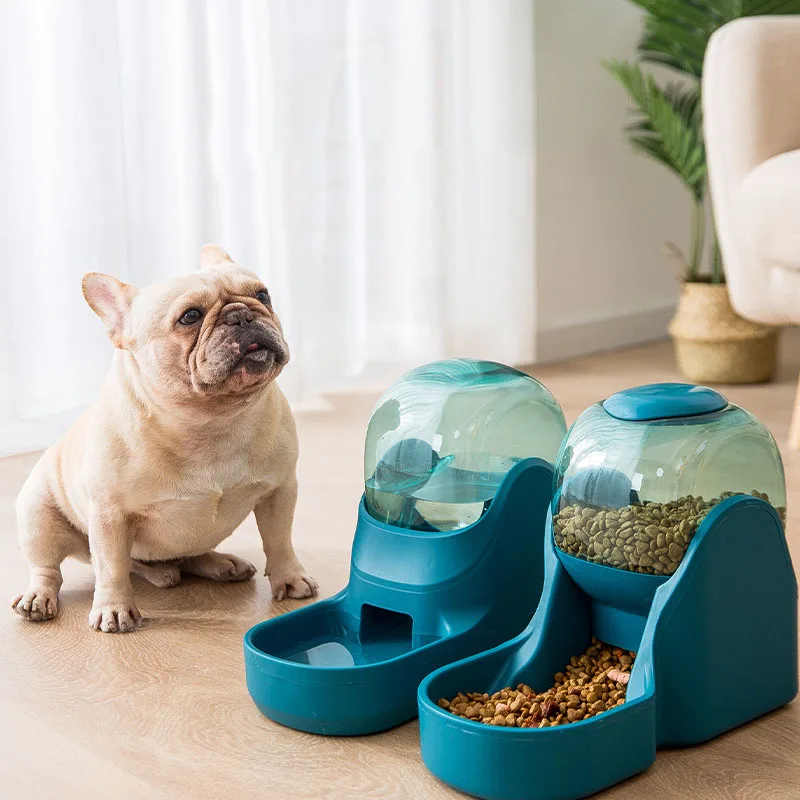 Hot sale space water dispenser automatic feeder pet cat and dog water dispenser and bowl