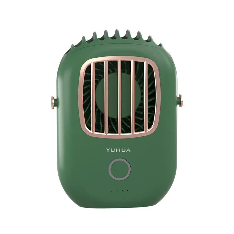 multifunction fan rechargeable handy wearable hanging neck blower USB with flashlight power bank manufacturer customized fans