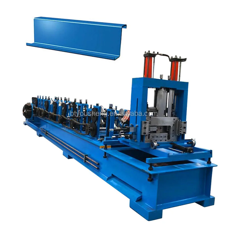 Steel framing machine for house building c channel steel channel making machine