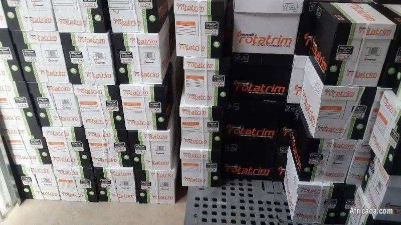 
A4 Paper Manufacturers Mondi Rotatrim White Bond Copy Paper 80gsm,75gsm and 70gsm 