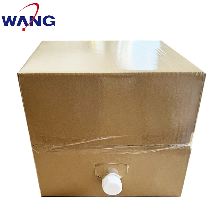 20l foldable paper container liquid carton packaging Wine box with inner bag and faucet